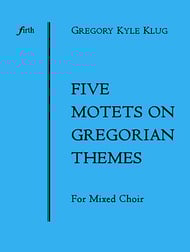 Five Motets on Gregorian Themes SATB Vocal Score cover Thumbnail